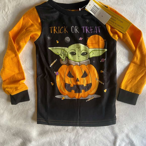 🎃NWT-Star Wars Baby Yoda Halloween Pajama Set🎃 - Picture 3 of 4